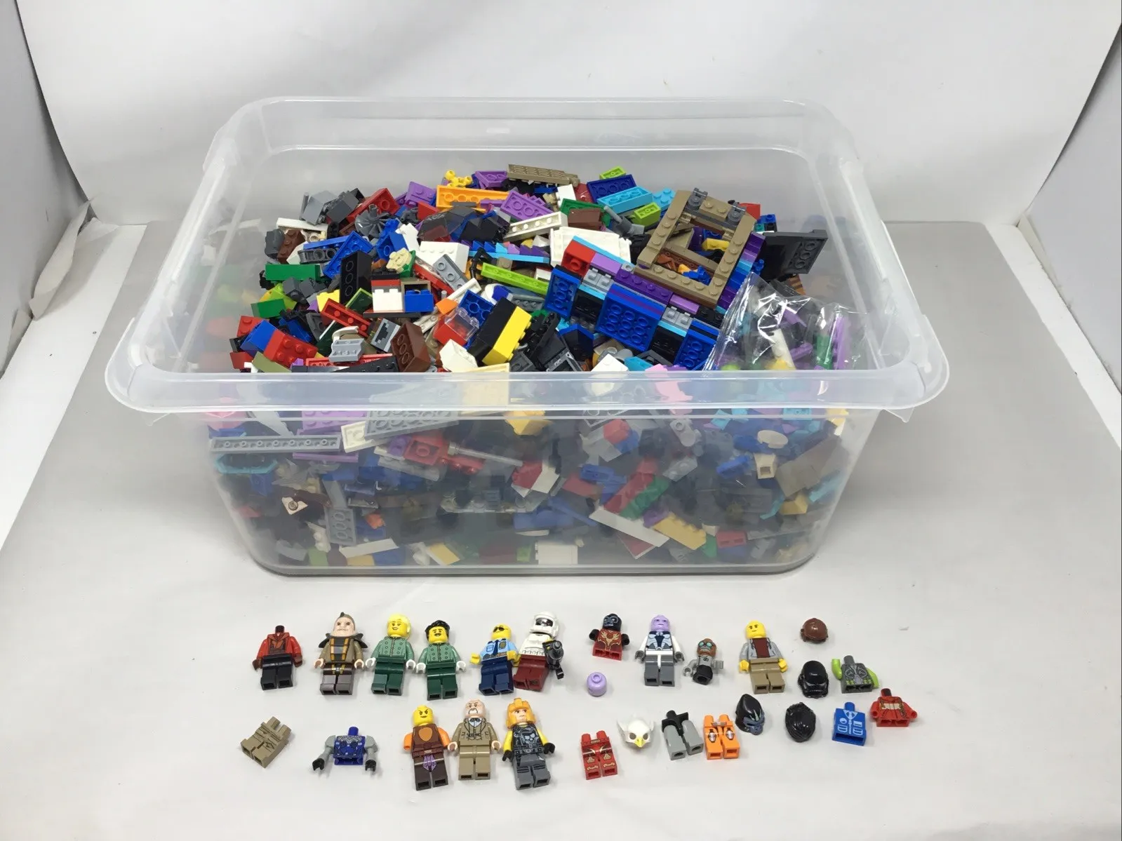 Assorted Bulk LEGO Pieces & Minifigures 6 lbs. Pounds