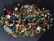 LEGO Bulk Bricks and Pieces Lot Mixed Colors Shapes Accessories 4 lbs