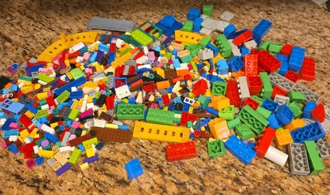 LEGO Bulk Over 3 Lbs. Mixed Plates Parts Pieces Bricks Large Small