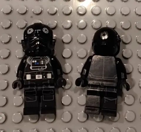 LEGO Star Wars Imperial Pilot Minifigure Lot of 2 TIE Bomber V-Wing Flight Crew 