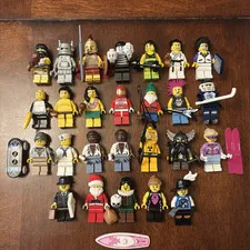 Lego Minifigures Series Lot (With Rares!) Series 1-5 plus Series 8 read descript