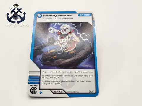 LEGO 2011 NINJAGO Masters of Spinjitzu Game Card #38 Shaky Bones 4621822 2504