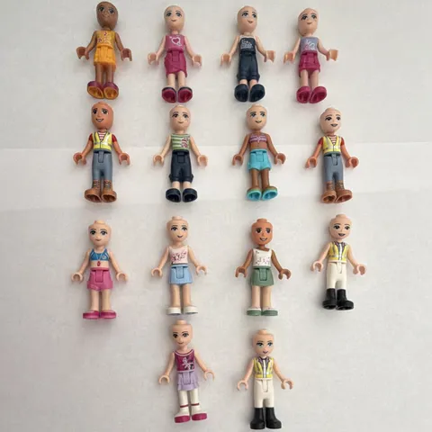 LEGO Friends Mini-Doll Lot x14 – Hair Not Included! Genuine Lego
