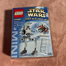 LEGO Star Wars 4486 AT-ST & Snowspeeder 76pc Mini Building Set Vintage 7+