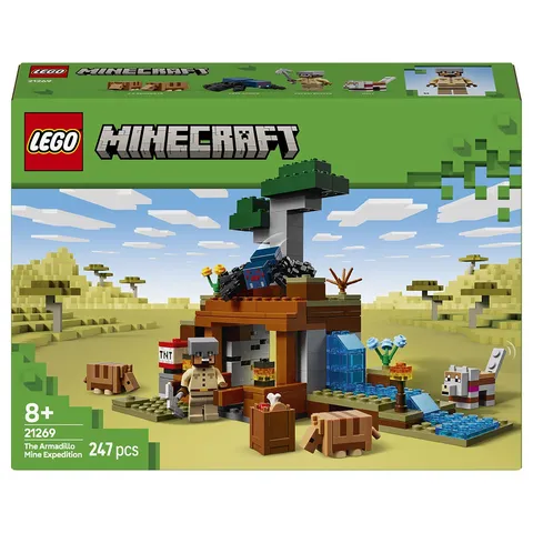 LEGO Minecraft 21269 The Armadillo Mine Expedition Age 8+ 247pcs