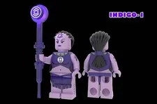 LEGO DC Comics Indigo-1 Lantern custom minifigure by Attic