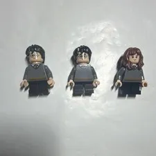 LEGO Harry Potter Minifigure Lot of3 Hermione and 2 Harry Potter