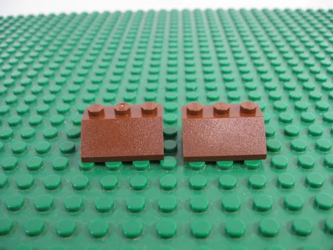 2x LEGO Old Brown Slope 42 2 x 3 Adventurers Star Wars 5978 7130 4477 #3038