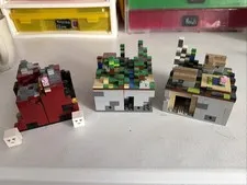 Lego Minecraft Micro World - 21102 - 21105 - 21106 - InComplete