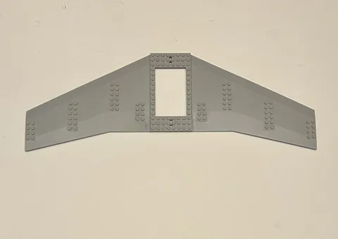 Lego 93541 Gray Airplane Plane Jet Wing Base Plate Large Part