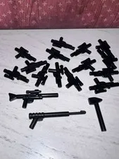 Star Wars Lego Gun 14 Blasters, 1 Blaster Rifle,1 Mini Fig Spear, 1 Mallet (027)