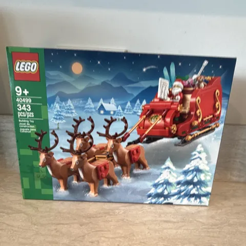 LEGO 40499 Santa's Sleigh Christmas Set Winter Holiday Exclusive, Sealed