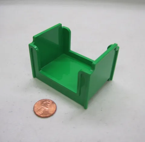Lego Duplo Green Single Bed Dollhouse Castle for Children Figures