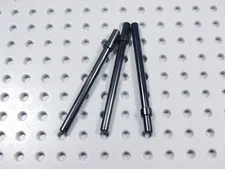 LEGO Lot of 3 Black 6L Staffs Weapon Minifig BM