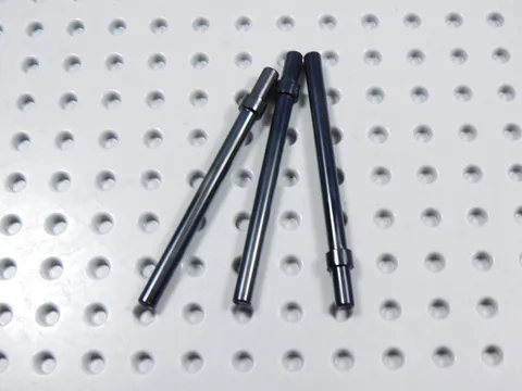 LEGO Lot of 3 Black 6L Staffs Weapon Minifig BM