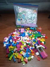 Lego Lot Of Bricks And Set 