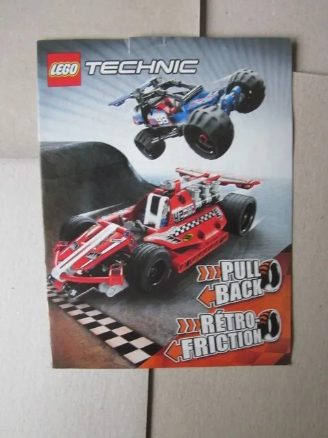 Lego Technic Building Instructions Instruction Pull Back Retro Friction Catalog