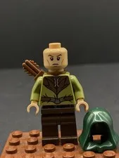 Lego The Hobbit Mirkwood Elf Guard - Hood, Quiver (lor026) Minifigure