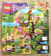 LEGO 41059 FRIENDS  Jungle Tree Sanctuary 100% Complete