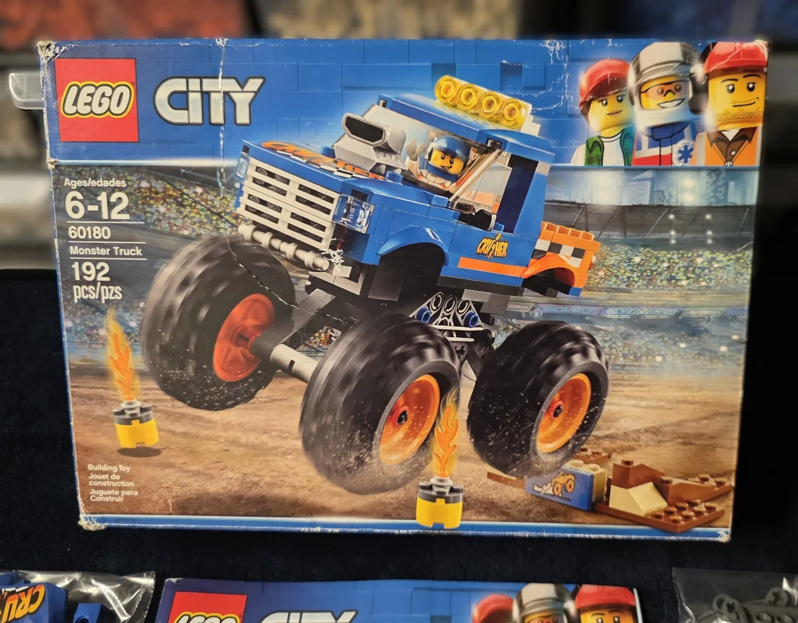 LEGO City 60180 Monster Truck Retired Complete w/ Minifig Box Manual