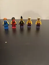 LEGO NINJAGO Tournament Of Elements￼Mini Figure Lot, Kai Jay Eyezor