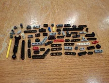 LEGO Technic Parts Bulk Lot Beams and Connectors and Gears Multicolor Plastic