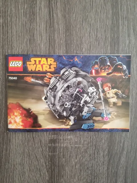 LEGO STAR WARS 75040 General Grievous Wheel Bike Manual Only