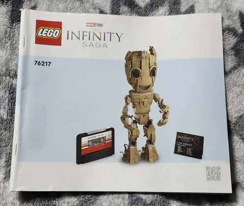 LEGO Manual Only 76217 Paper Instructions Marvel Studio The Infintiy Saga Groot