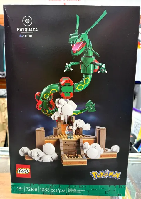 LEGO Pokémon Rayquaza 72168 Display Model 1083 PCS NEW SEALED