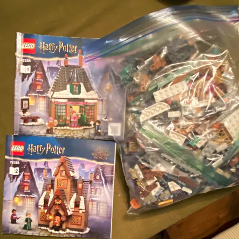 LEGO Harry Potter Hogsmeade Village Visit 76388 Parts Bulk Lot w/ Manuals