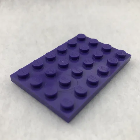 LEGO 3032 Dark Purple Plate 4 x 6 (x1)