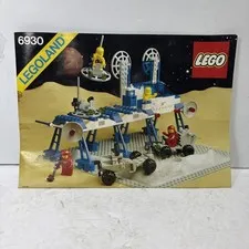 LEGO 6930 Space Supply Station Instructions Manual Vintage Legoland 1983 Booklet