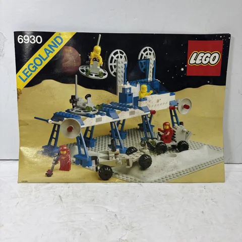 LEGO 6930 Space Supply Station Instructions Manual Vintage Legoland 1983 Booklet