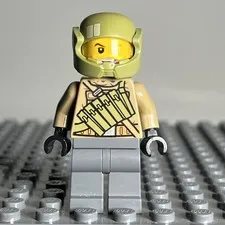Resistance Trooper - Helmet with Chin Guard Star Wars Lego Minifig sw0892 - 1O