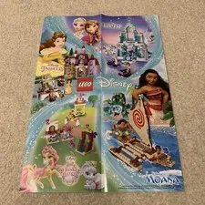 LEGO Promotion Poster Disney Frozen Moana Princess Whisker Haven Collectible