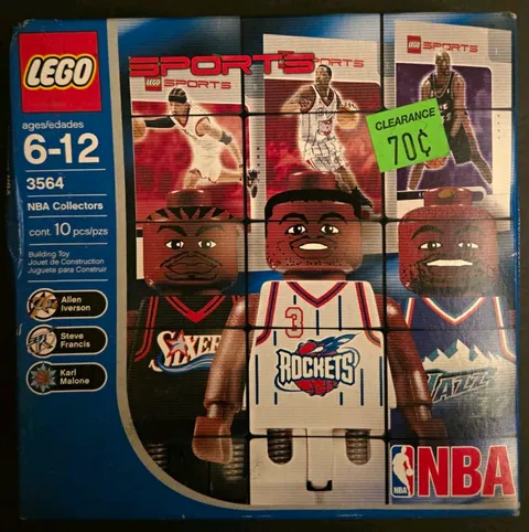 Vintage 2012 LEGO Sports NBA Collectors Set 3564 *Rare* Going Fast! Factory Seal