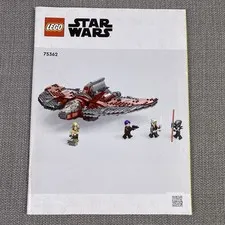 LEGO Instruction Manual Only 75362 Ahsoka Tano's T-6 Jedi Shuttle No Bricks