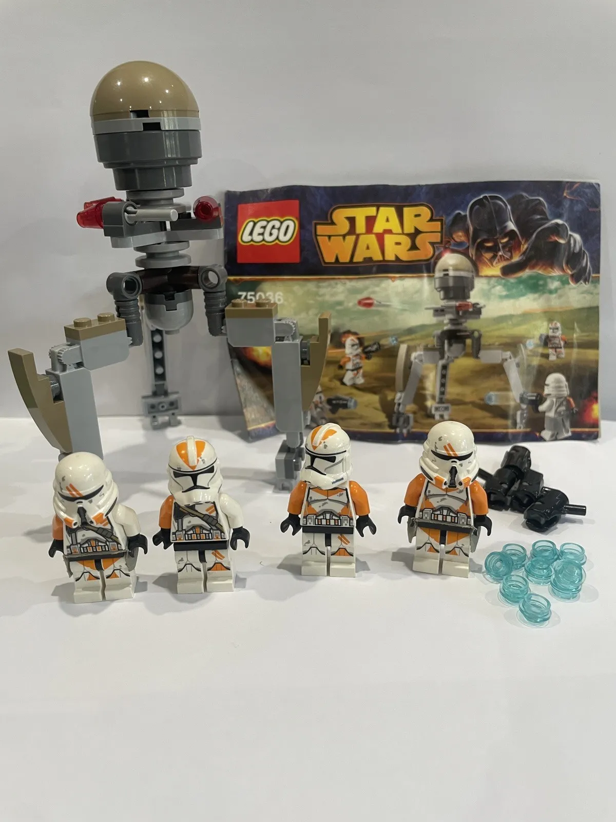 LEGO 75036 Tri-Droid Star Wars Retired Set with Manual And Mini Figures