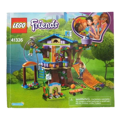 LEGO Friends #41335 Mia's Tree House Instruction Booklet Manual Only