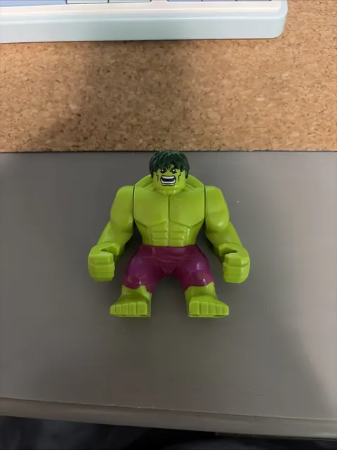 LEGO Marvel Super Heroes Hulk Lime Green Purple Shorts Minifigure Big Fig sh0371