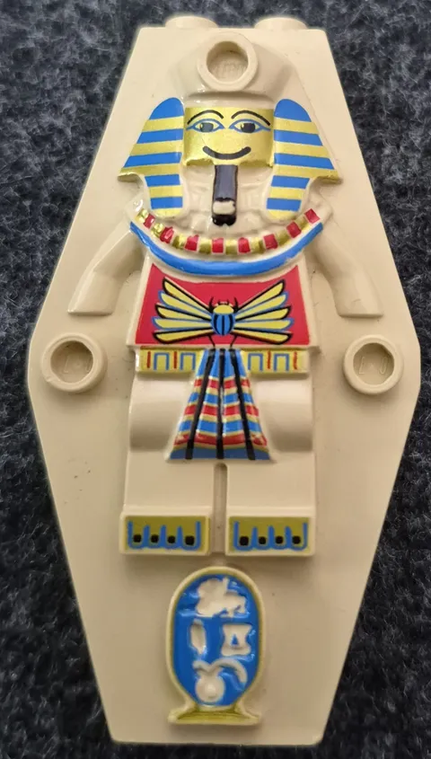 LEGO - Coffin Lid with Embossed Mummy Sarcophagus (Lid Only)