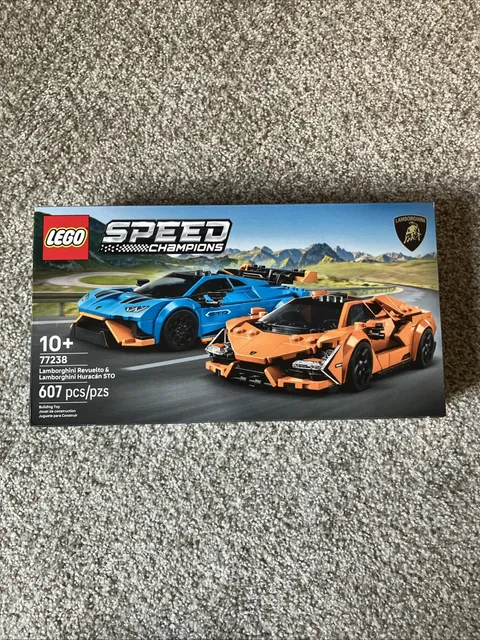LEGO Speed Champions Lamborghini Revuelto & Huracán STO 77238 New Sealed