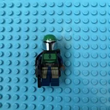 Lego Mandalorian Tribe Warrior Minifigure Green Helmet Star Wars 75267 sw1078