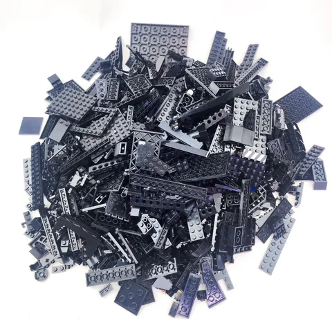 Lego Bricks Black Bulk Lot 2 pounds 12 ounces Mixed Replacement Parts