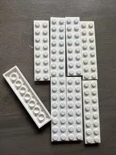LEGO 3034 Plate 2 x 8 - 8 Pieces