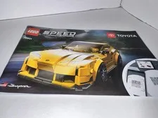 LEGO Speed Champions Toyota GR Supra 76901 Set w/ Driver Minifigure, 299 pcs