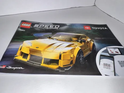 LEGO Speed Champions Toyota GR Supra 76901 Set w/ Driver Minifigure, 299 pcs