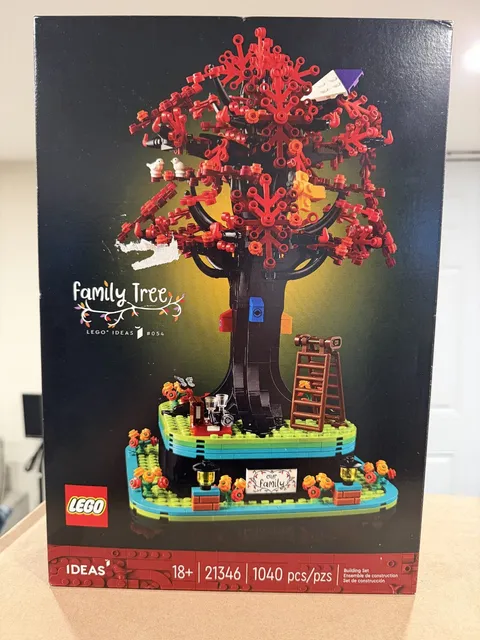 Lego 21346 Ideas Family Tree Building Toy Set, 1040 Pieces - New, Sealed