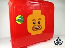 Lego Rare 2010 Project Case Minifigure w/ Head Goatee Red Pattern 498784 Storage