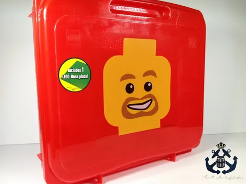 Lego Rare 2010 Project Case Minifigure w/ Head Goatee Red Pattern 498784 Storage